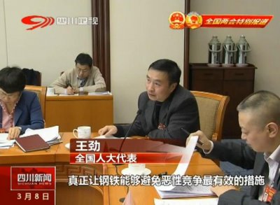 王董事長“兩會”就整頓鋼鐵市場建言獻策