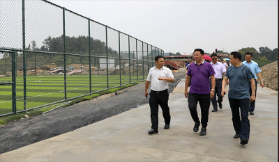 重慶市體育局副局長楊貴山率隊到川威集團(tuán)連界基地調(diào)研